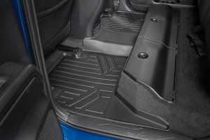 Toyota Tacoma Floor Mats - Front and Rear - Rough Country - Heavy Duty Floor Mats - '16-'23